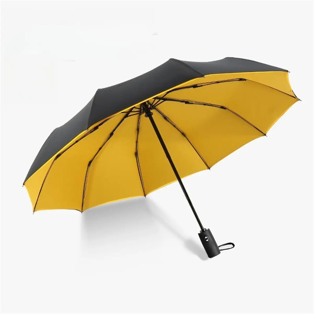 Automatic Folding Umbrella, Portable Windproof Waterproof Umbrella with Loop Buckle for Men & Women, 1 Unit / 60pcs Bulk Option
